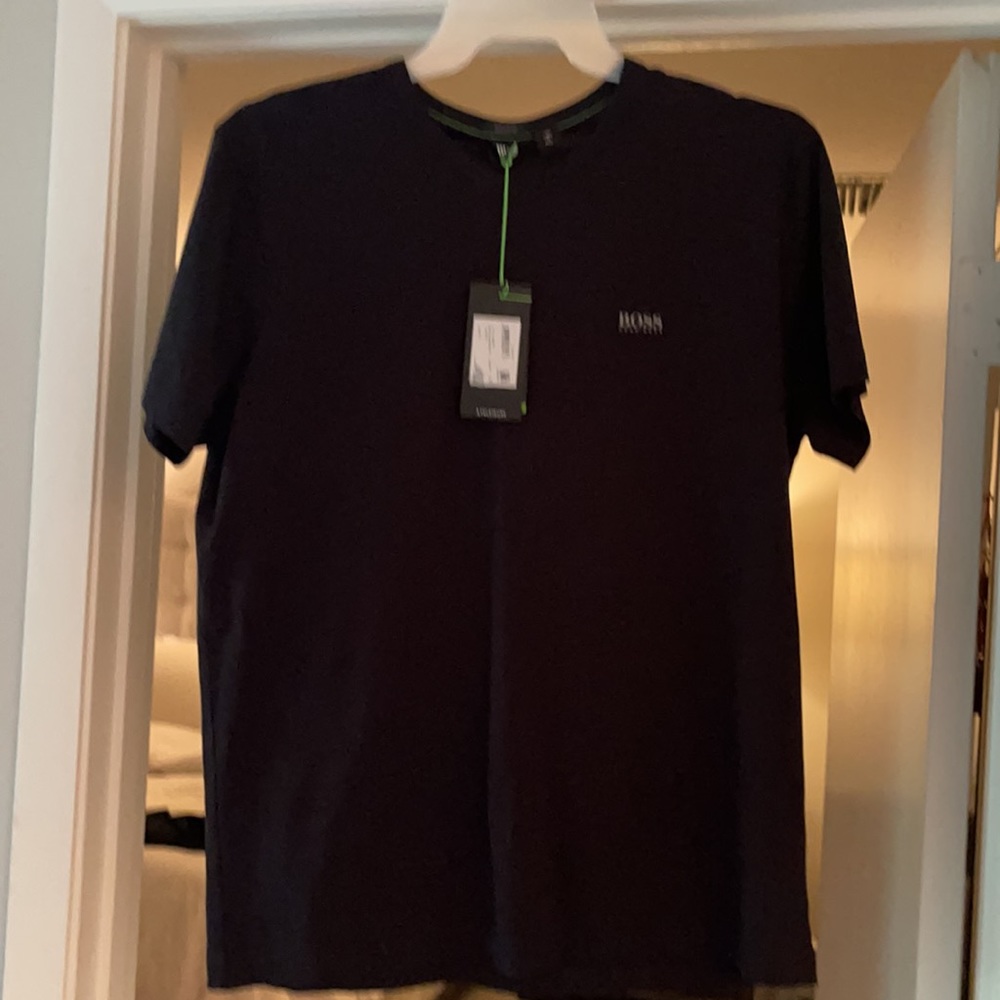 Black V-neck Hugo boss V-neck T-shirt